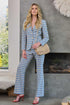 Kate Cooper Bootcut Oval Graphic Print Trousers KCS25118